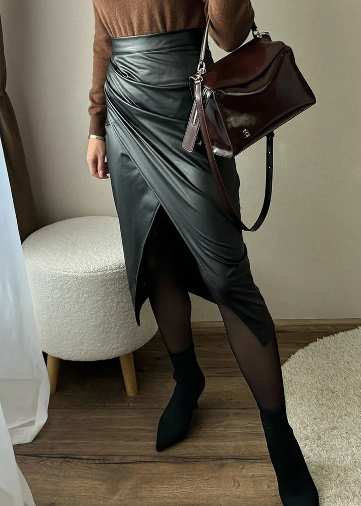 Femme Leather Skirt