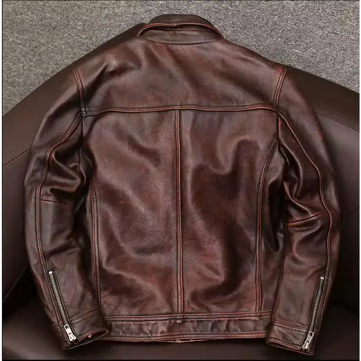 Burno Genuine Leather Jacket