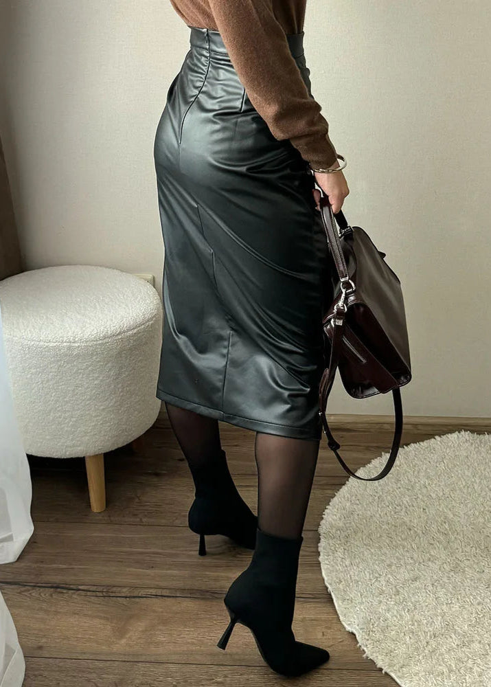 Femme Leather Skirt